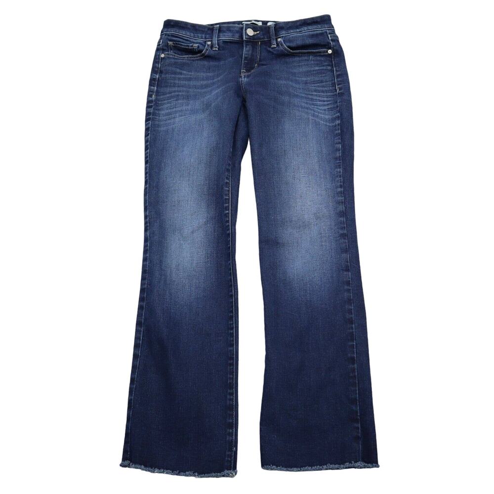 Calvin Klein Jeans Pants Womens 4P Blue Mid Rise Flat Front Straight Cut Bottoms